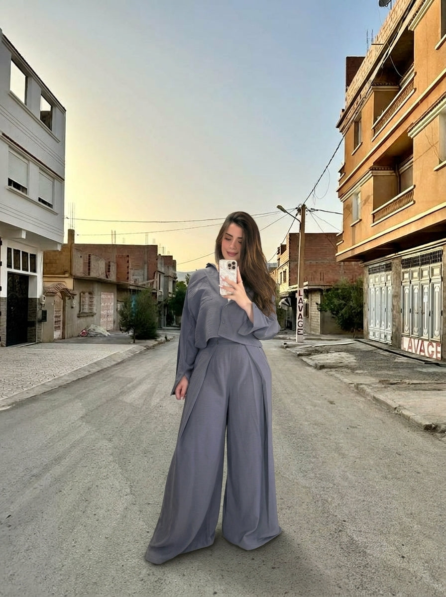 ensemble 2 pieces en lin